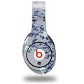 WraptorSkinz Skin Decal Wrap compatible with Original Beats Studio Headphones Victorian Design Blue Skin Only (HEADPHONES NOT INCLUDED)
