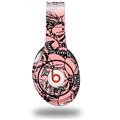 WraptorSkinz Skin Decal Wrap compatible with Original Beats Studio Headphones Scattered Skulls Pink Skin Only (HEADPHONES NOT INCLUDED)