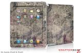 iPad Skin Pastel Abstract Gray and Purple (fits iPad 2 through iPad 4)
