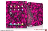 iPad Skin Scattered Skulls Hot Pink (fits iPad 2 through iPad 4)