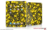 iPad Skin Scattered Skulls Yellow (fits iPad 2 through iPad 4)