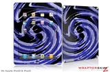 iPad Skin Alecias Swirl 02 Blue (fits iPad 2 through iPad 4)