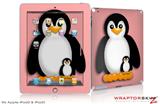 iPad Skin Penguins on Pink (fits iPad 2 through iPad 4)