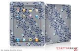 iPad Skin Victorian Design Blue (fits iPad 2 through iPad 4)