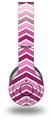 WraptorSkinz Skin Decal Wrap compatible with Original Beats Wireless Headphones Zig Zag Pinks Skin Only (HEADPHONES NOT INCLUDED)