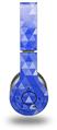 WraptorSkinz Skin Decal Wrap compatible with Original Beats Wireless Headphones Triangle Mosaic Blue Skin Only (HEADPHONES NOT INCLUDED)
