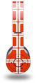 WraptorSkinz Skin Decal Wrap compatible with Original Beats Wireless Headphones Squared Red Skin Only (HEADPHONES NOT INCLUDED)