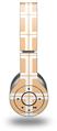 WraptorSkinz Skin Decal Wrap compatible with Original Beats Wireless Headphones Squared Peach Skin Only (HEADPHONES NOT INCLUDED)