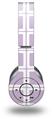 WraptorSkinz Skin Decal Wrap compatible with Original Beats Wireless Headphones Squared Lavender Skin Only (HEADPHONES NOT INCLUDED)