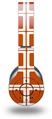 WraptorSkinz Skin Decal Wrap compatible with Original Beats Wireless Headphones Squared Burnt Orange Skin Only (HEADPHONES NOT INCLUDED)