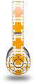 WraptorSkinz Skin Decal Wrap compatible with Original Beats Wireless Headphones Boxed Orange Skin Only (HEADPHONES NOT INCLUDED)