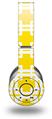 WraptorSkinz Skin Decal Wrap compatible with Original Beats Wireless Headphones Boxed Yellow Skin Only (HEADPHONES NOT INCLUDED)