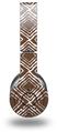WraptorSkinz Skin Decal Wrap compatible with Original Beats Wireless Headphones Wavey Chocolate Brown Skin Only (HEADPHONES NOT INCLUDED)