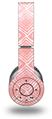 WraptorSkinz Skin Decal Wrap compatible with Original Beats Wireless Headphones Wavey Pink Skin Only (HEADPHONES NOT INCLUDED)