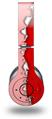 WraptorSkinz Skin Decal Wrap compatible with Original Beats Wireless Headphones Ripped Colors Pink Red Skin Only (HEADPHONES NOT INCLUDED)