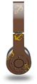 WraptorSkinz Skin Decal Wrap compatible with Original Beats Wireless Headphones Anchors Away Chocolate Brown Skin Only (HEADPHONES NOT INCLUDED)