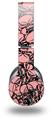 WraptorSkinz Skin Decal Wrap compatible with Original Beats Wireless Headphones Scattered Skulls Pink Skin Only (HEADPHONES NOT INCLUDED)