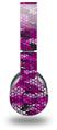 WraptorSkinz Skin Decal Wrap compatible with Original Beats Wireless Headphones HEX Mesh Camo 01 Pink Skin Only (HEADPHONES NOT INCLUDED)