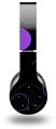 WraptorSkinz Skin Decal Wrap compatible with Original Beats Wireless Headphones Lots of Dots Purple on Black Skin Only (HEADPHONES NOT INCLUDED)