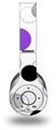 WraptorSkinz Skin Decal Wrap compatible with Original Beats Wireless Headphones Lots of Dots Purple on White Skin Only (HEADPHONES NOT INCLUDED)