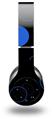 WraptorSkinz Skin Decal Wrap compatible with Original Beats Wireless Headphones Lots of Dots Blue on Black Skin Only (HEADPHONES NOT INCLUDED)