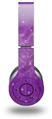 WraptorSkinz Skin Decal Wrap compatible with Original Beats Wireless Headphones Stardust Purple Skin Only (HEADPHONES NOT INCLUDED)