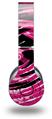 WraptorSkinz Skin Decal Wrap compatible with Original Beats Wireless Headphones Alecias Swirl 02 Hot Pink Skin Only (HEADPHONES NOT INCLUDED)