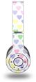 WraptorSkinz Skin Decal Wrap compatible with Original Beats Wireless Headphones Pastel Hearts on White Skin Only (HEADPHONES NOT INCLUDED)