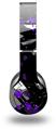 WraptorSkinz Skin Decal Wrap compatible with Original Beats Wireless Headphones Abstract 02 Purple Skin Only (HEADPHONES NOT INCLUDED)