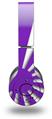 WraptorSkinz Skin Decal Wrap compatible with Original Beats Wireless Headphones Rising Sun Japanese Flag Purple Skin Only (HEADPHONES NOT INCLUDED)