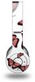 WraptorSkinz Skin Decal Wrap compatible with Original Beats Wireless Headphones Butterflies Pink Skin Only (HEADPHONES NOT INCLUDED)