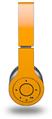 WraptorSkinz Skin Decal Wrap compatible with Original Beats Wireless Headphones Solids Collection Orange Skin Only (HEADPHONES NOT INCLUDED)