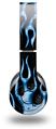 WraptorSkinz Skin Decal Wrap compatible with Original Beats Wireless Headphones Metal Flames Blue Skin Only (HEADPHONES NOT INCLUDED)