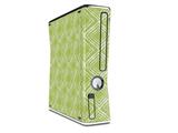 Wavey Sage Green Decal Style Skin for XBOX 360 Slim Vertical