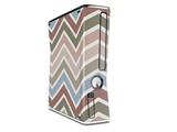 Zig Zag Colors 03 Decal Style Skin for XBOX 360 Slim Vertical