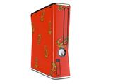 Anchors Away Red Decal Style Skin for XBOX 360 Slim Vertical