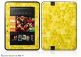 Triangle Mosaic Yellow Decal Style Skin fits 2012 Amazon Kindle Fire HD 7 inch