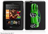 2010 Camaro RS Green Decal Style Skin fits 2012 Amazon Kindle Fire HD 7 inch