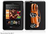 2010 Camaro RS Orange Decal Style Skin fits 2012 Amazon Kindle Fire HD 7 inch