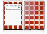 Squared Red Dark - Decal Style Skin fits Amazon Kindle Paperwhite (Original)