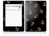 Anchors Away Black - Decal Style Skin fits Amazon Kindle Paperwhite (Original)