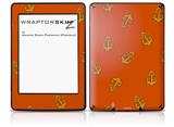 Anchors Away Burnt Orange - Decal Style Skin fits Amazon Kindle Paperwhite (Original)