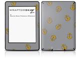 Anchors Away Gray - Decal Style Skin fits Amazon Kindle Paperwhite (Original)