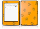 Anchors Away Orange - Decal Style Skin fits Amazon Kindle Paperwhite (Original)