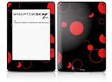 Lots of Dots Red on Black - Decal Style Skin fits Amazon Kindle Paperwhite (Original)