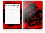 Oriental Dragon Black on Red - Decal Style Skin fits Amazon Kindle Paperwhite (Original)