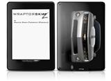 2010 Chevy Camaro Silver - White Stripes on Black - Decal Style Skin fits Amazon Kindle Paperwhite (Original)