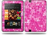 Triangle Mosaic Fuchsia Decal Style Skin fits Amazon Kindle Fire HD 8.9 inch