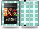 Squared Seafoam Green Decal Style Skin fits Amazon Kindle Fire HD 8.9 inch