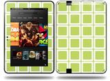 Squared Sage Green Decal Style Skin fits Amazon Kindle Fire HD 8.9 inch